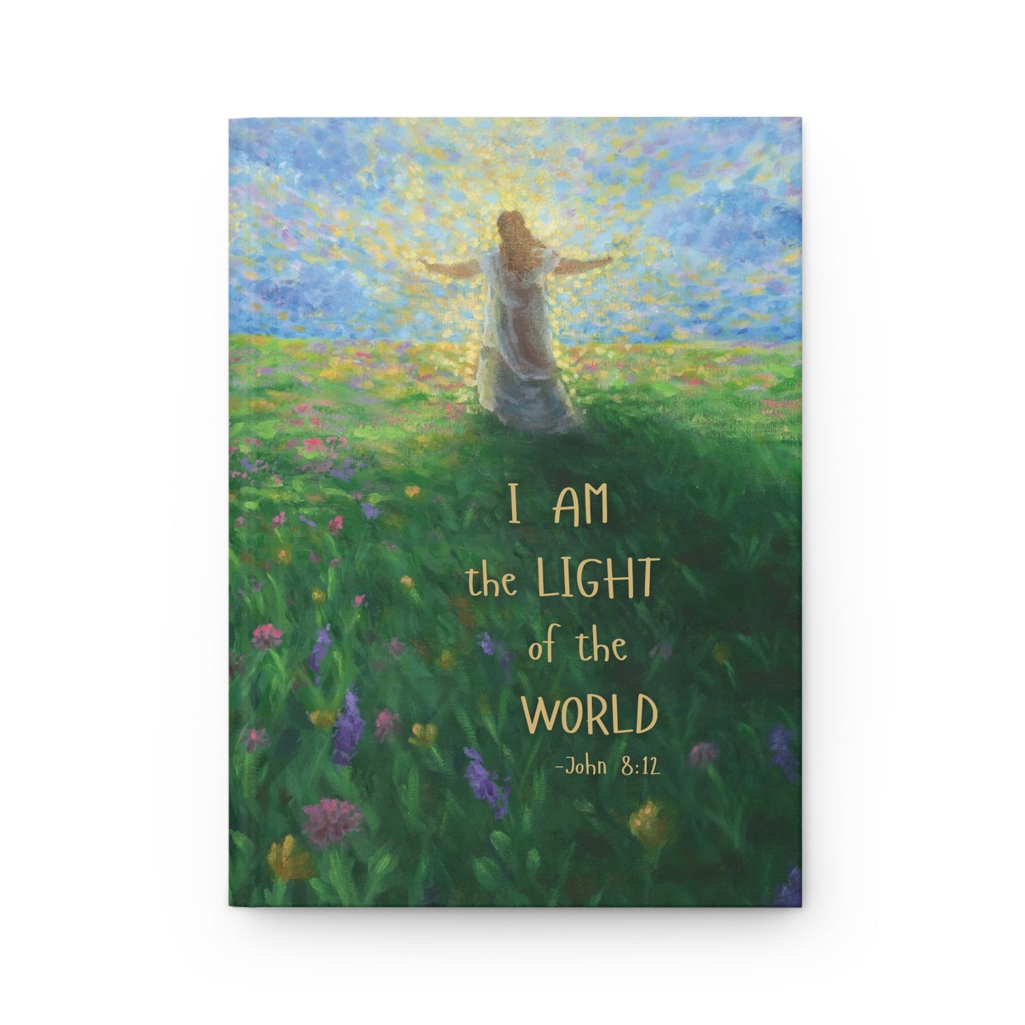 Hardcover Journal Matte - I Am the Light of the World