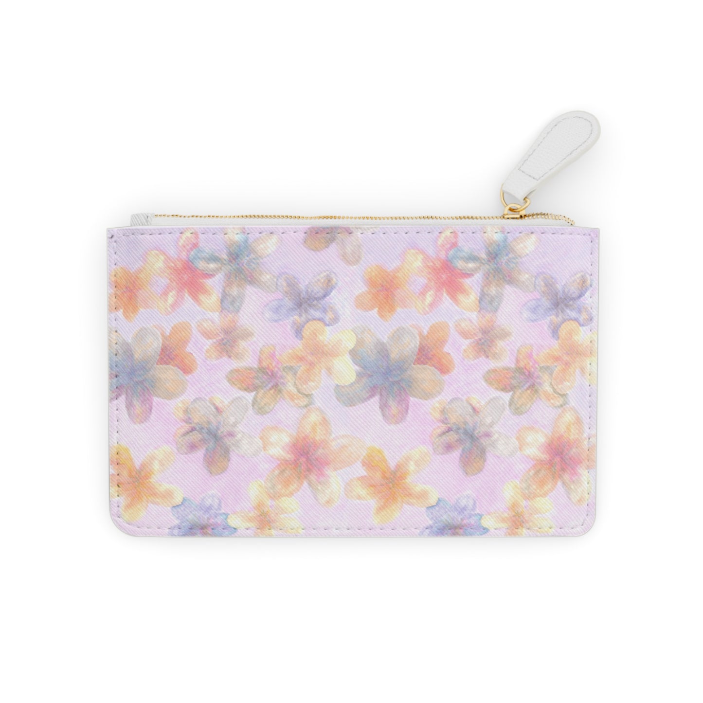 Mini Clutch Bag - Soft Bloom Design