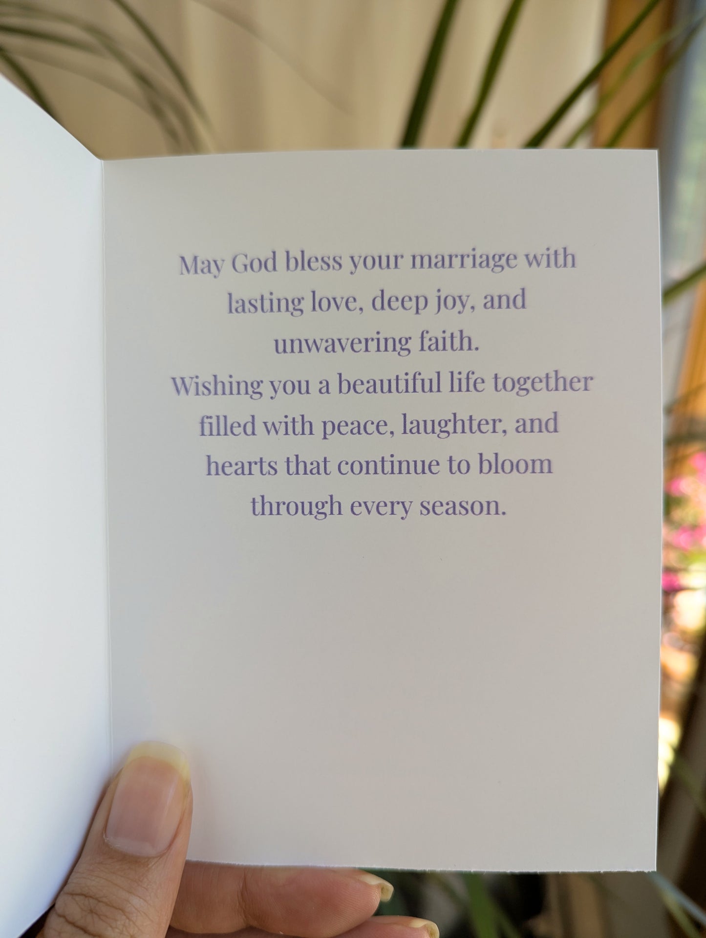 Love in Full Bloom Wedding Card