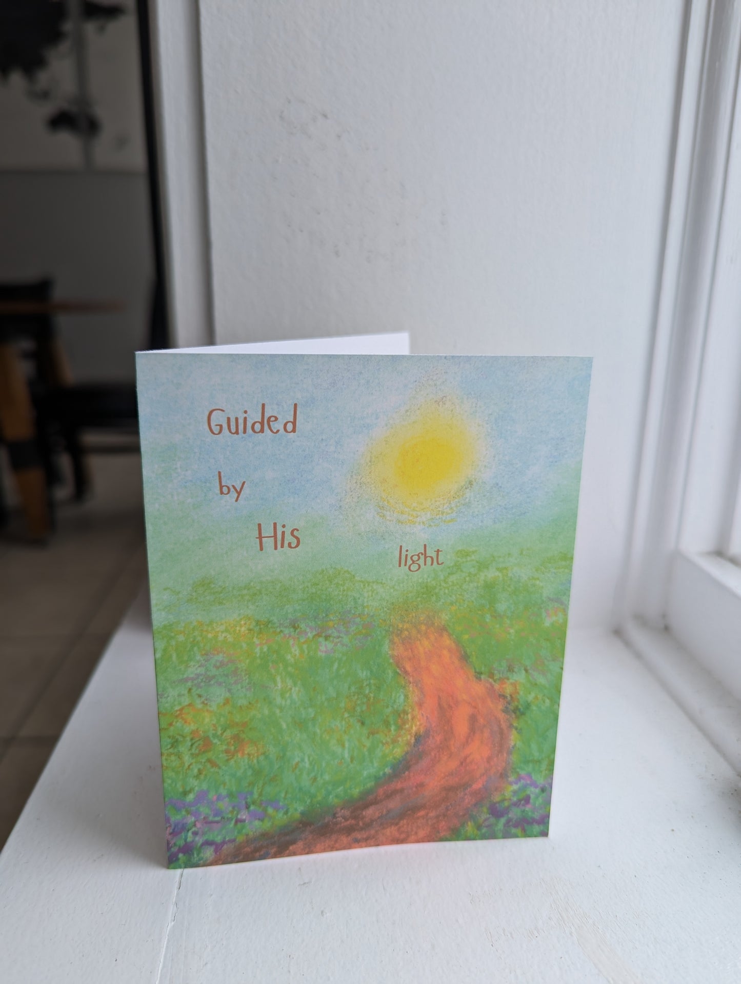 Guided by His Light Greeting Card
