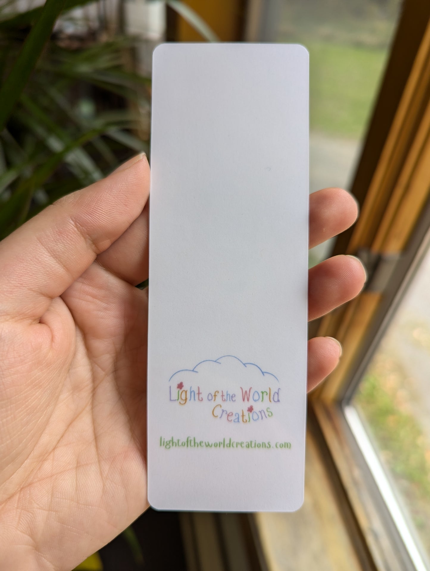 Pink and Purple Wildflower Field with Clouds Bookmark