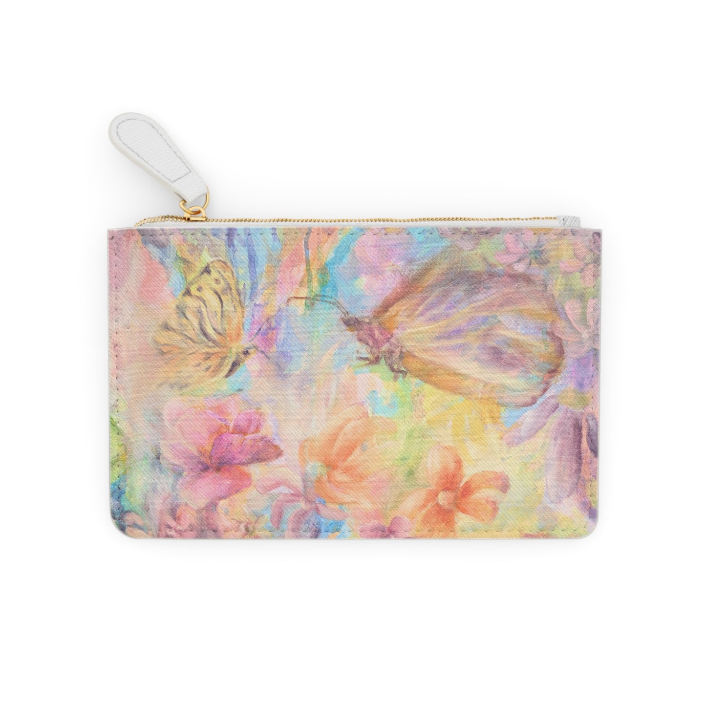 Mini Clutch Bag - Floral Butterfly Design