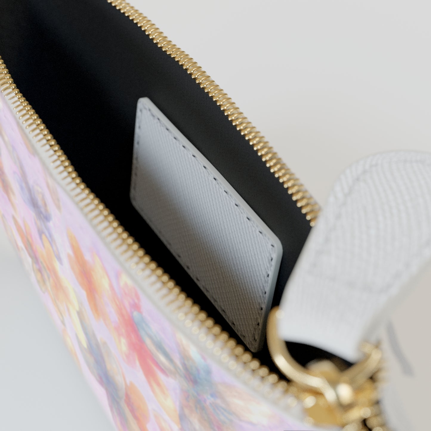 Mini Clutch Bag - Soft Bloom Design