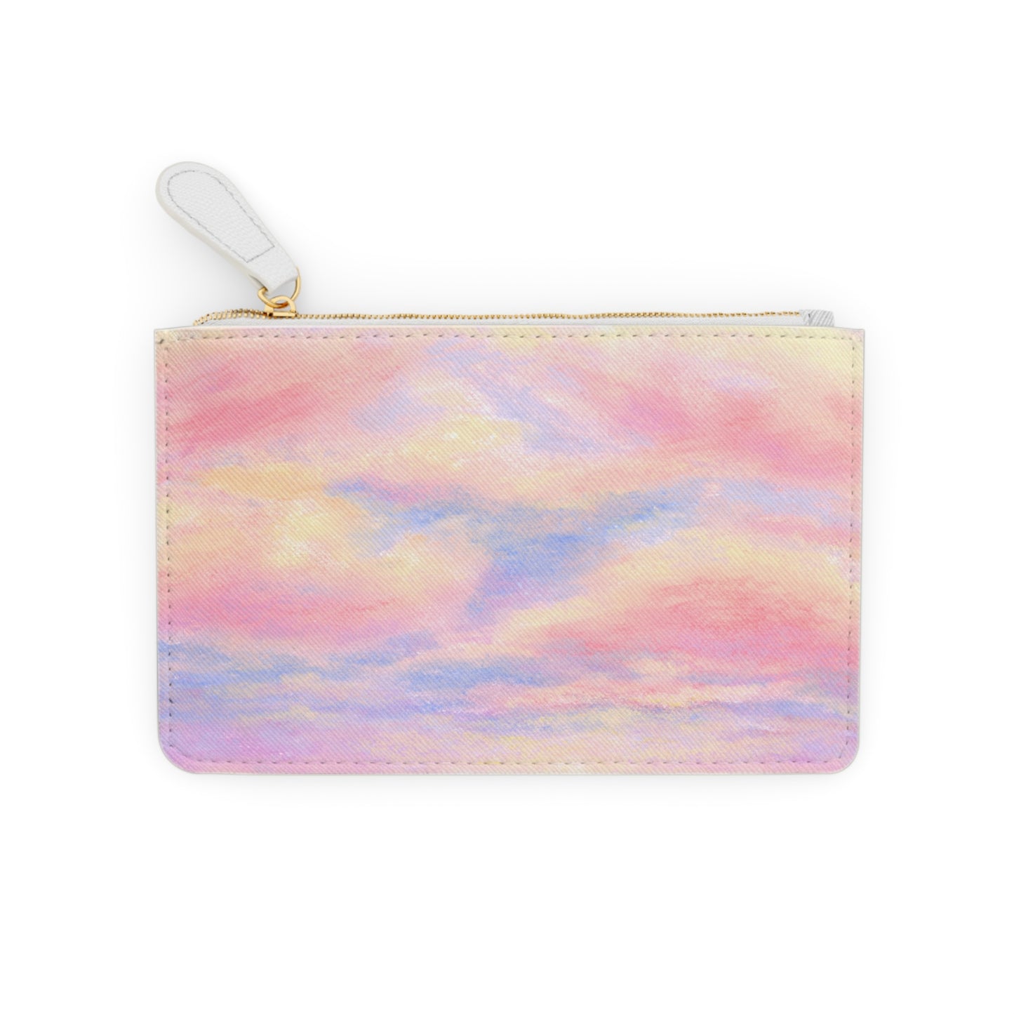Mini Clutch Bag - Dreamy Cotton Candy Skies