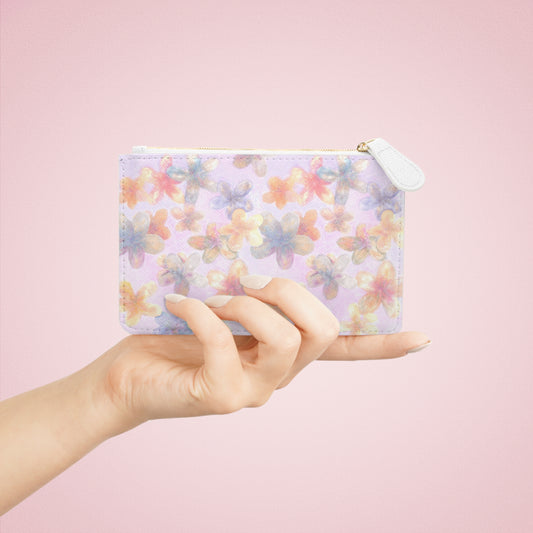 Mini Clutch Bag - Soft Bloom Design