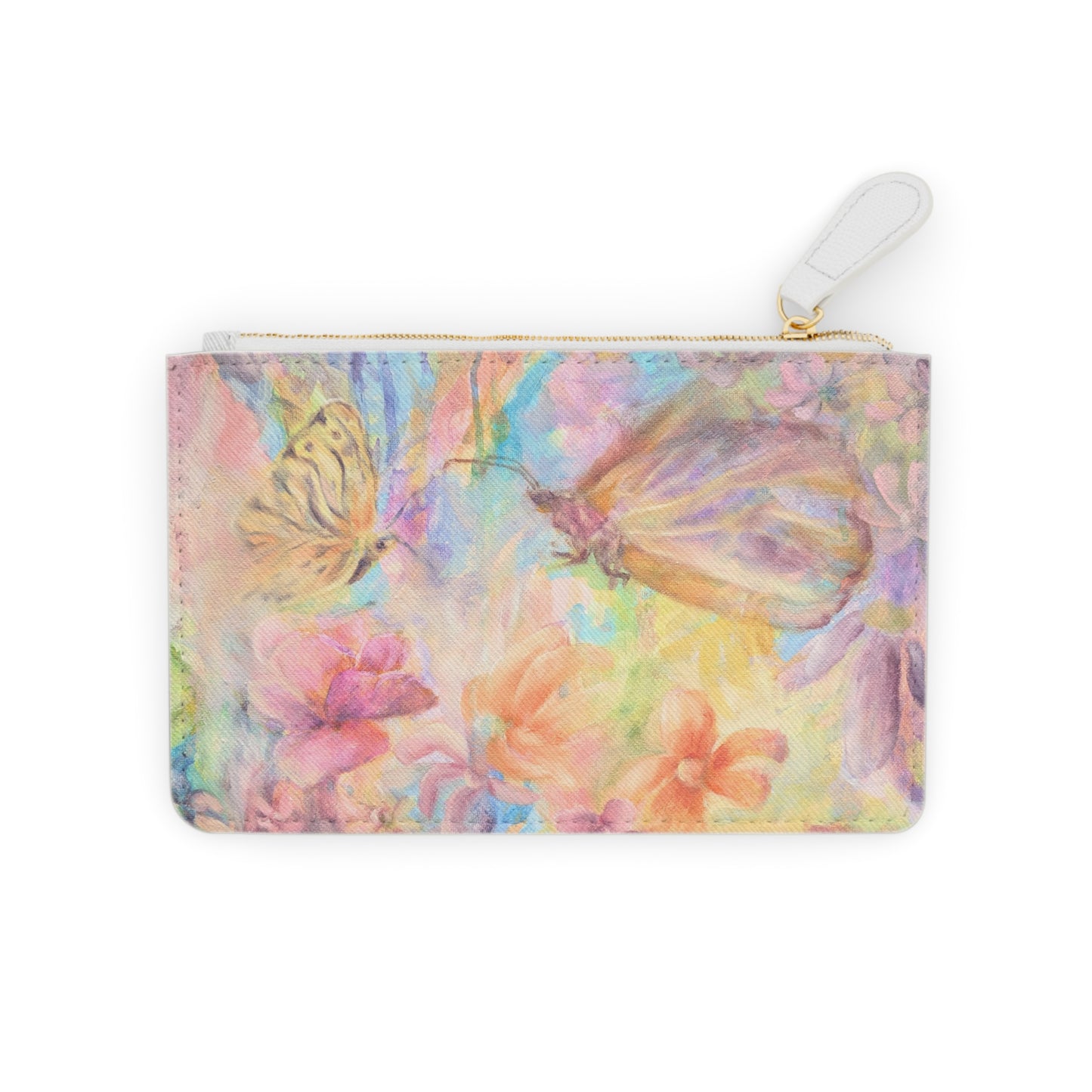 Mini Clutch Bag - Floral Butterfly Design