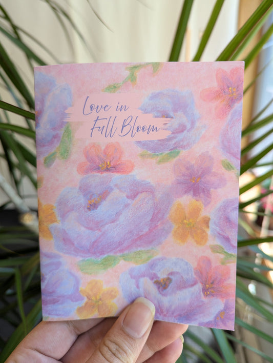 Love in Full Bloom Wedding Card