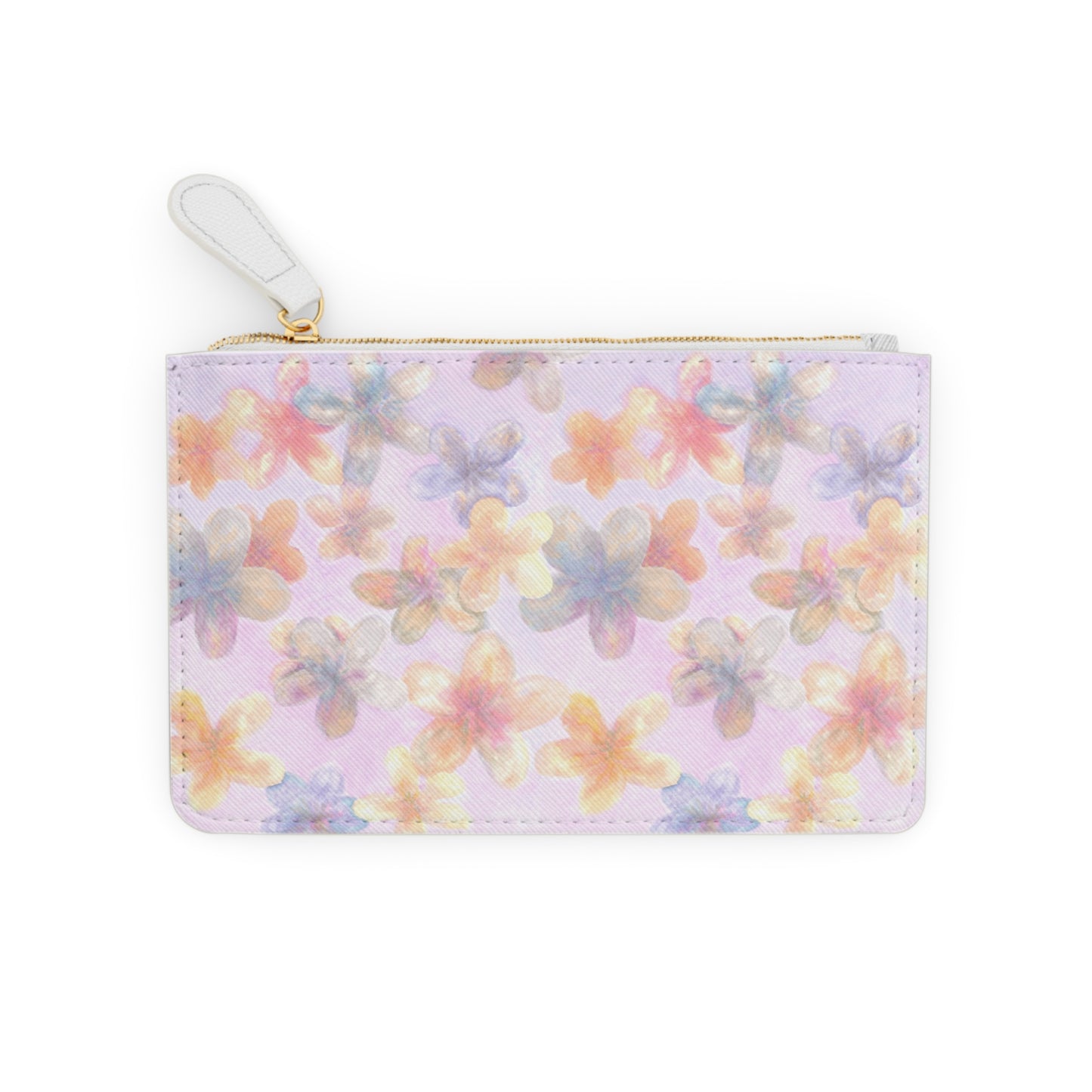 Mini Clutch Bag - Soft Bloom Design