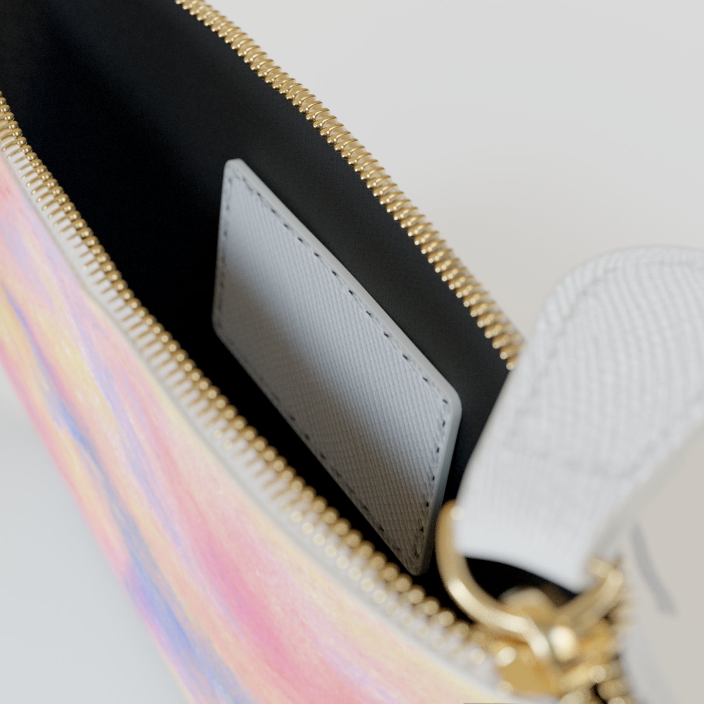 Mini Clutch Bag - Dreamy Cotton Candy Skies