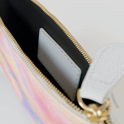 Mini Clutch Bag - Dreamy Cotton Candy Skies