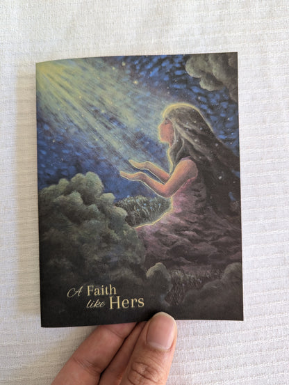 “A Faith Like Hers” Christian Mother’s Day Card | Prayer-Inspired Art for Mom