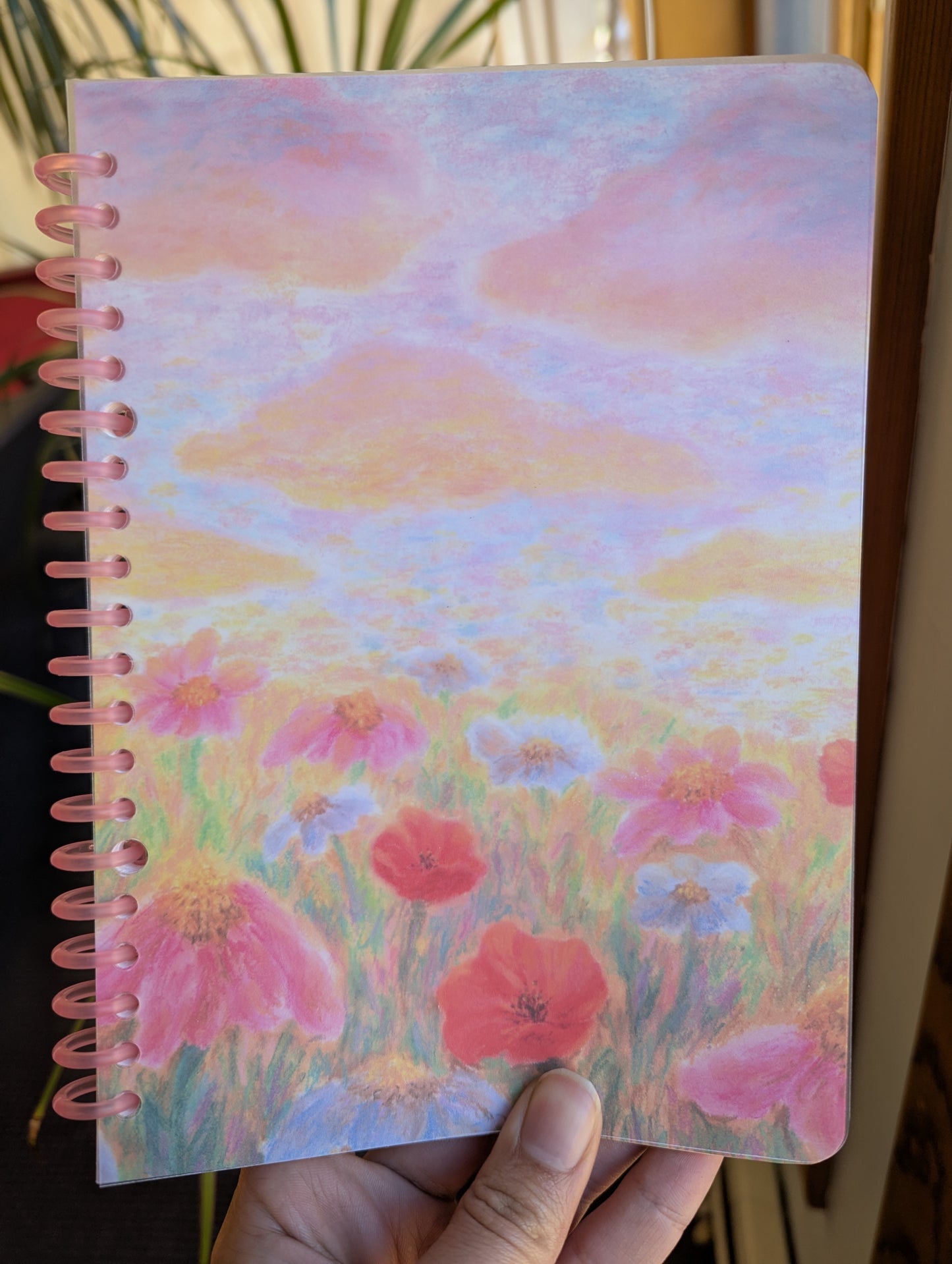 Smart Ring Binder Notebook - Wildflower Field