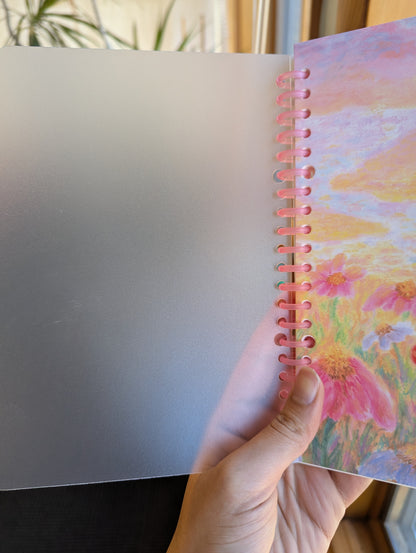 Smart Ring Binder Notebook - Wildflower Field