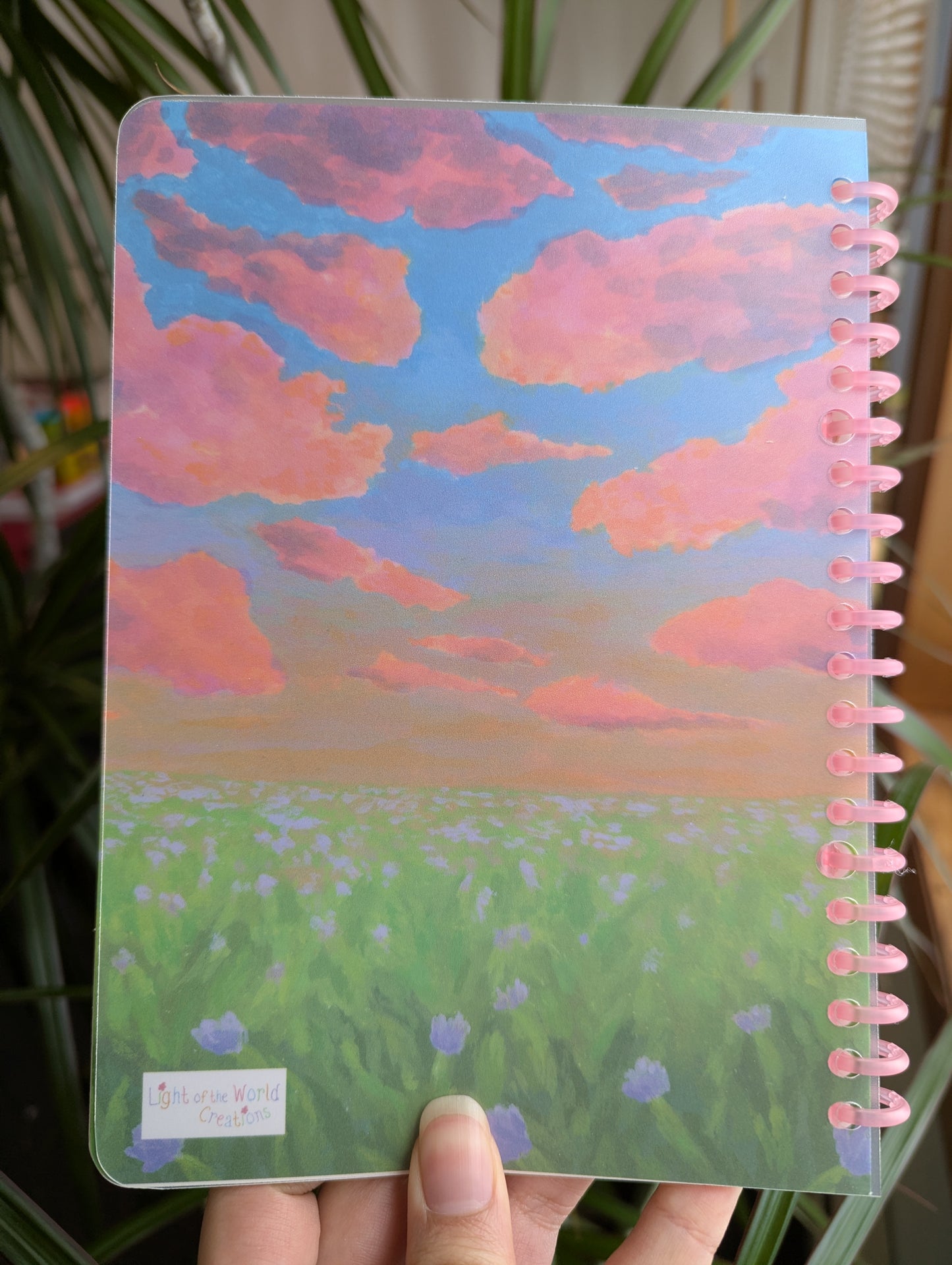 Smart Ring Binder Notebook - Cotton Candy Skies in Heaven