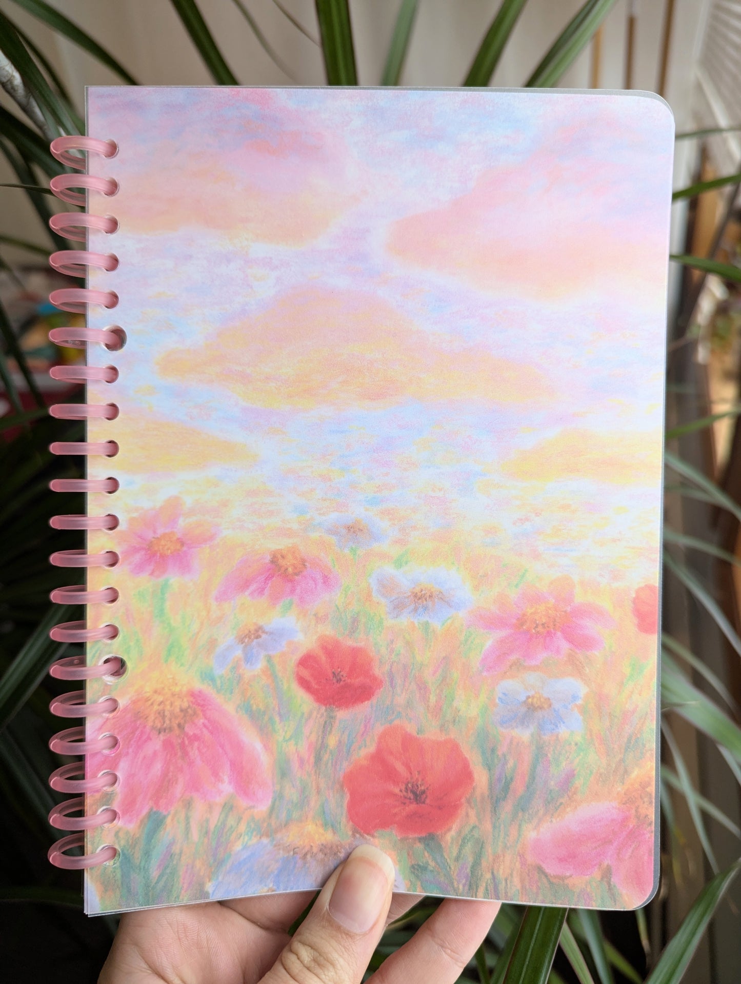 Smart Ring Binder Notebook - Wildflower Field