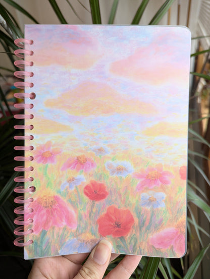 Smart Ring Binder Notebook - Wildflower Field