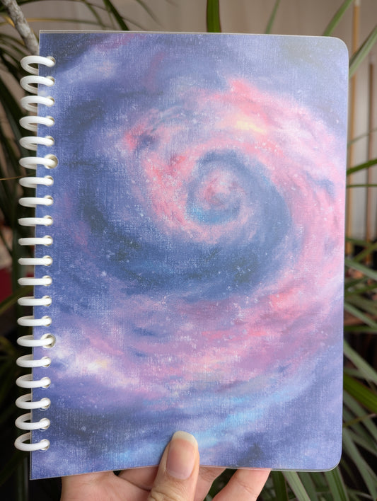 Smart Ring Binder Notebook - Swirling Galaxy in Space