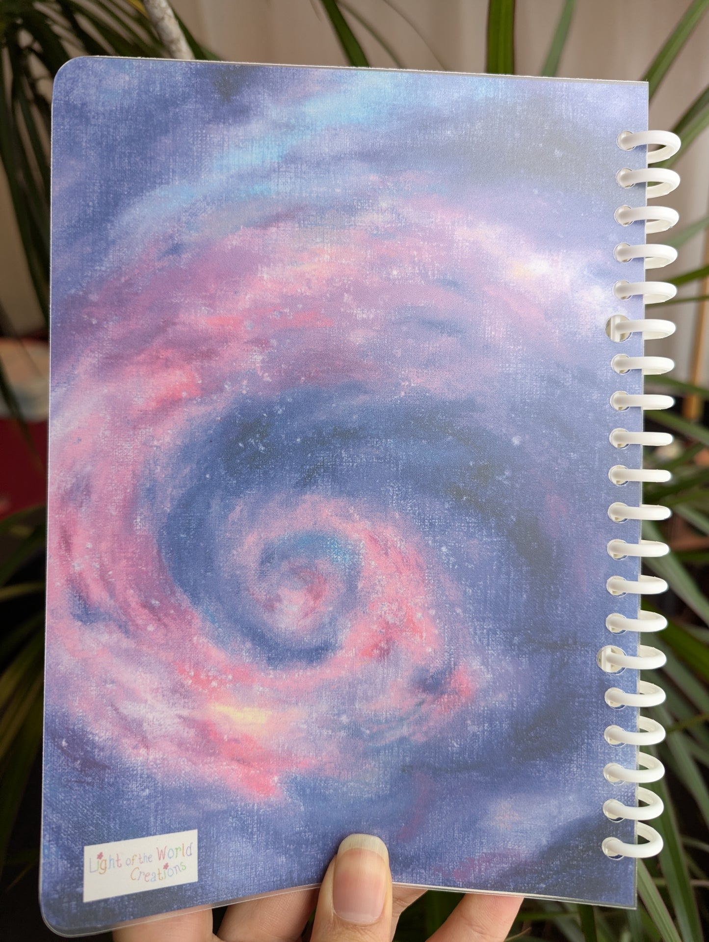 Smart Ring Binder Notebook - Swirling Galaxy in Space