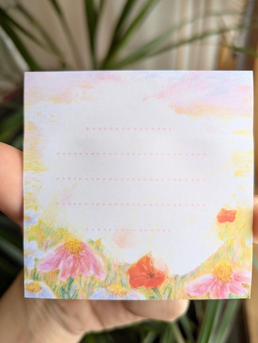 Sticky Notes - Wildflower Field