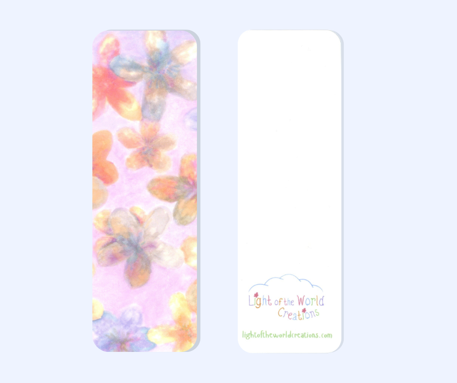 Pastel Floral Bookmark | Soft Bloom Design for Bible Journaling & Gifts