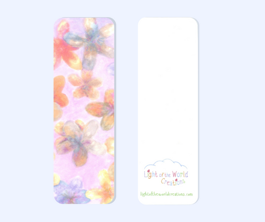 Pastel Floral Bookmark | Soft Bloom Design for Bible Journaling & Gifts