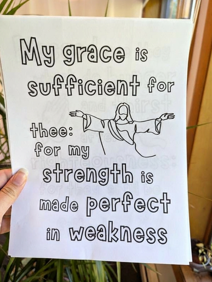 3 Christian Contentment Coloring Pages | Printable Bible Activity