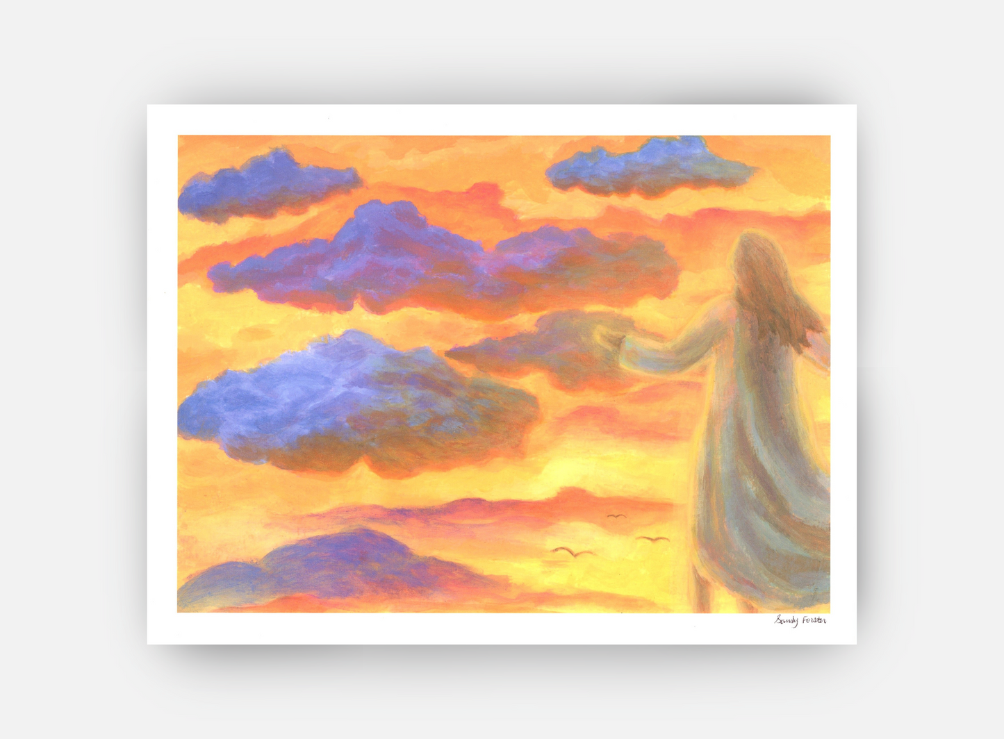 Brighter than the Sun - Faith-Inspired Sunset Art Print