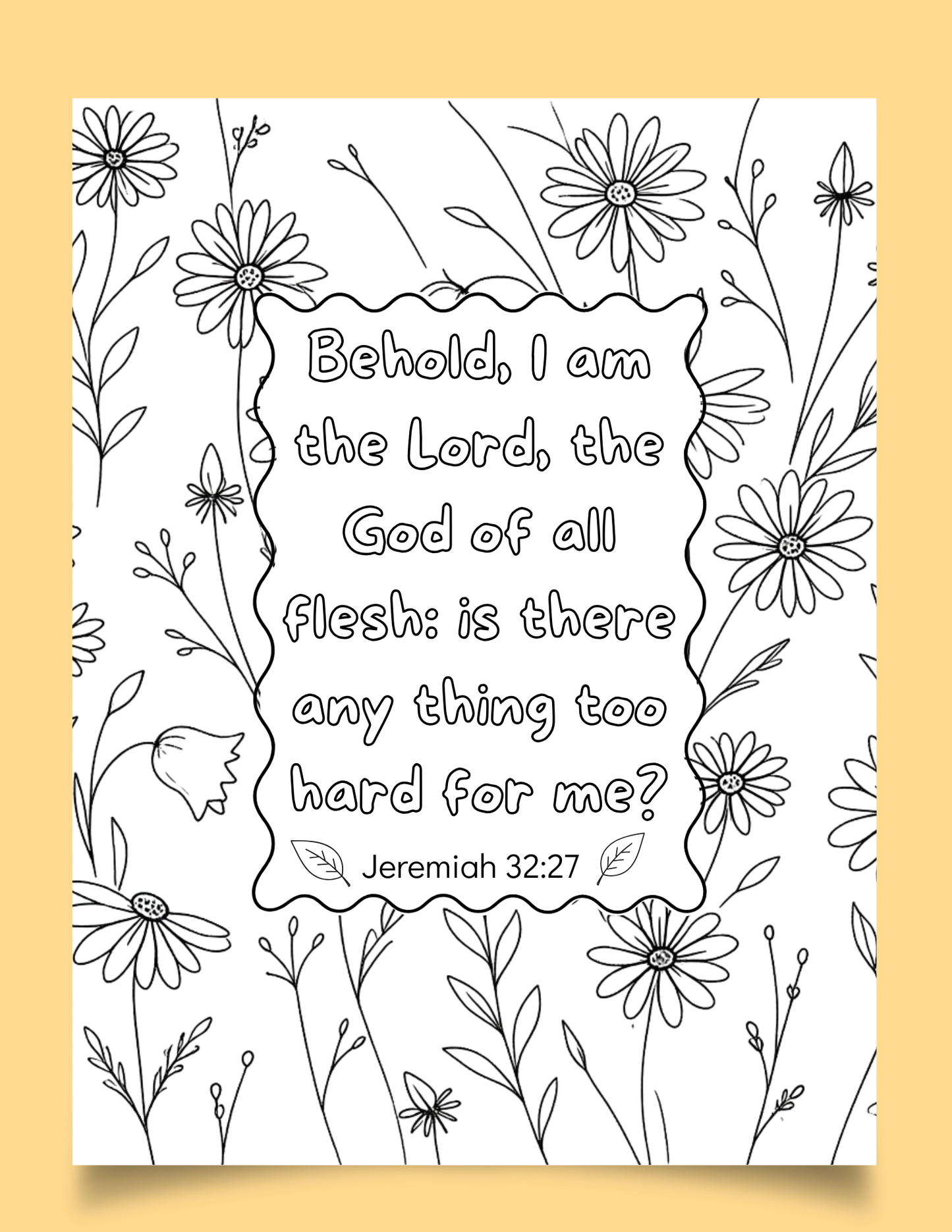 With God Nothing Is Impossible Coloring Pages Set of 3 Printable