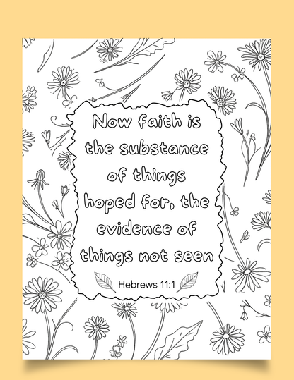 With God Nothing Is Impossible Coloring Pages Set of 3 Printable